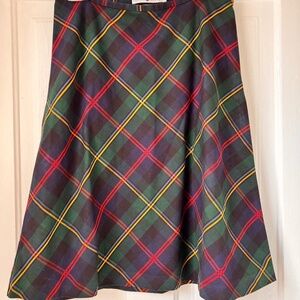 Tommy Hilfiger Vintage A-Line Plaid Skirt